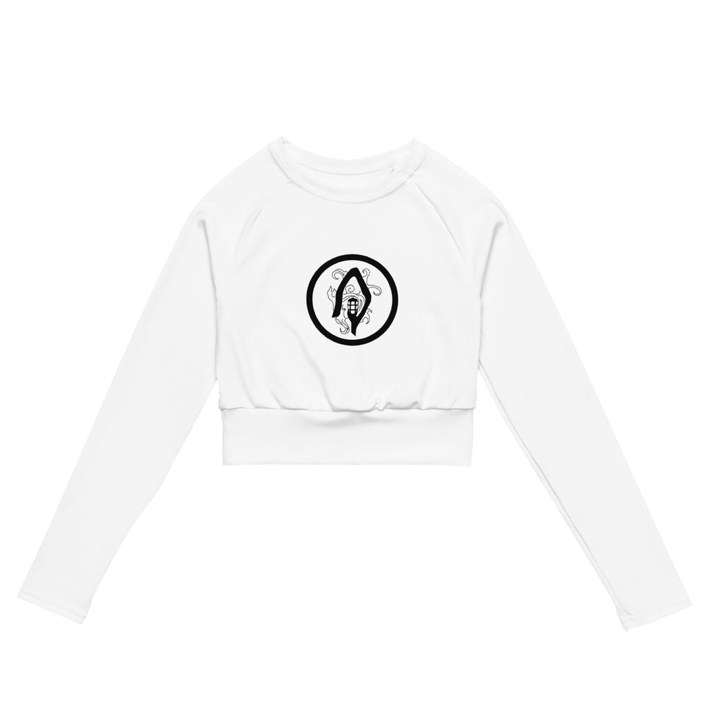 Shepherd logo long-sleeve crop top for women