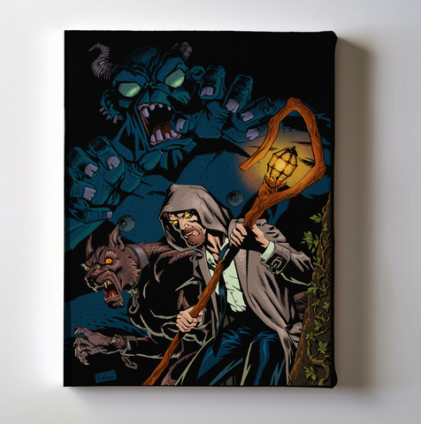 BLACK FRIDAY SALE: The Shepherd Canvas Art of The Shepherd and Legio