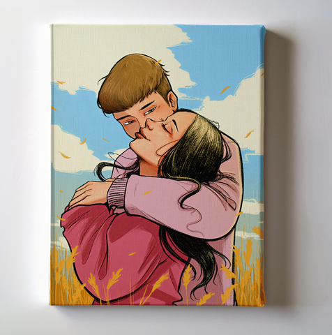 BLACK FRIDAY SALE: The Shepherd Canvas Art of The Tether "Loving Gaze"