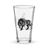 The Shepherd and Legio Shaker pint glass