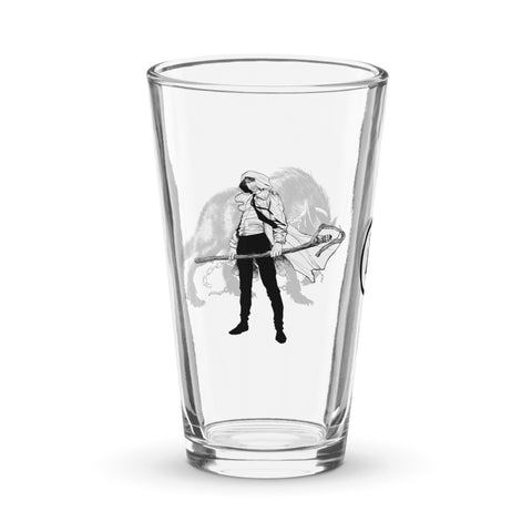The Shepherd and Legio Shaker pint glass