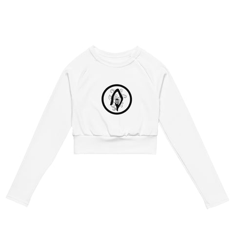 Shepherd logo long-sleeve crop top for women