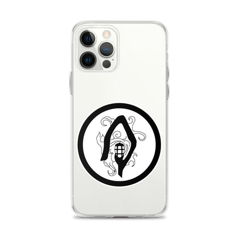 The Shepherd's Staff Logo w/fire iPhone Case