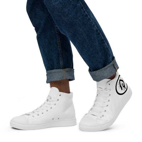 The Shepherd logo -- Men’s high top canvas shoes