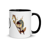 Mug with Color Inside featuring Shepherd and Legio chibis by Ludovic Sallé