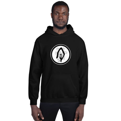 Unisex Hoodie with Shepherd's Staff Aflame