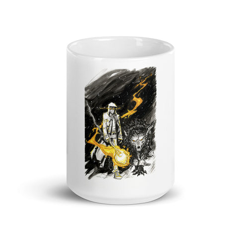 Oversized Coffee Mug (Yep. One of THOSE days.) Art by Walter Ostlie