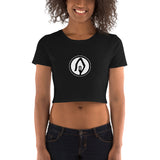 Women’s Crop Tee with Shepherd's Staff logo