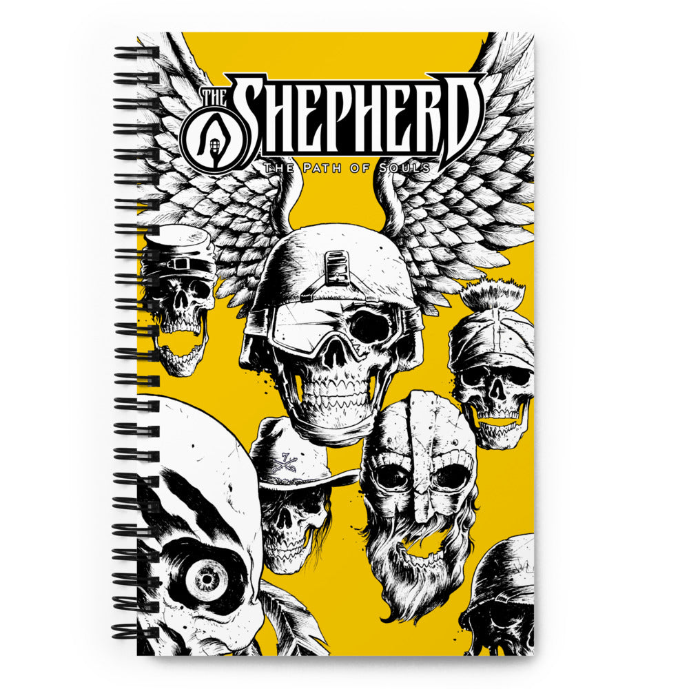 The Shepherd Spiral notebook -- Featuring Cover Artwork by Charles Paul Wilson III