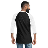 3/4 sleeve raglan shirt with Shepherd's Staff aflame