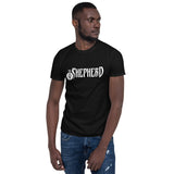 Shepherd Logo with Fiery Staff Short-Sleeve Unisex T-Shirt
