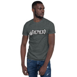 Shepherd Logo with Fiery Staff Short-Sleeve Unisex T-Shirt