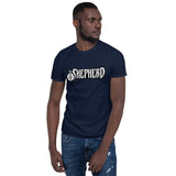 Shepherd Logo with Fiery Staff Short-Sleeve Unisex T-Shirt