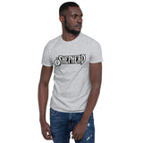 Shepherd Logo with Fiery Staff Short-Sleeve Unisex T-Shirt