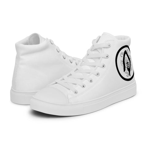 Shepherd Staff logo -- Women’s high top canvas shoes